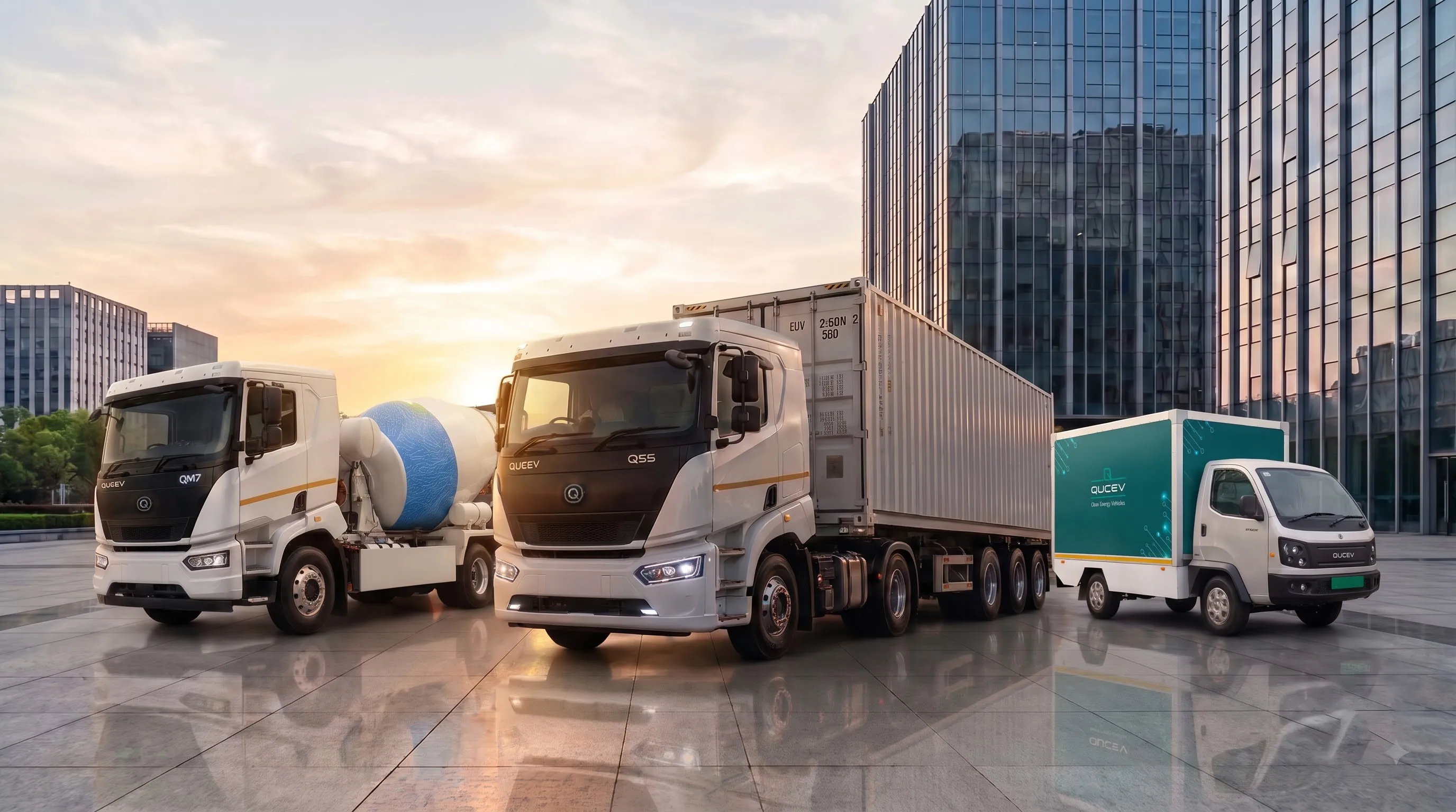 Qucev electric commercial vehicles